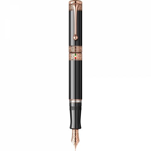 Stilou Aurora Dante LE Inferno Rose Gold Trim 18k Nib F