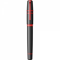 Stilou Visconti Homa Sapiens Lava Magma Red Metallic Trim 18k Nib F