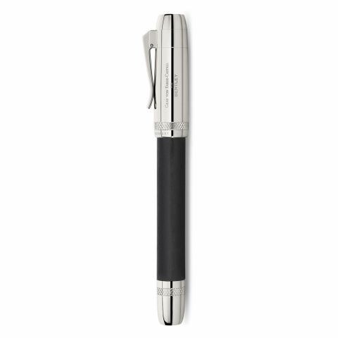 Stilou Graf von Faber Castell Bentley Ebony Platinum Trim 18k Nib F