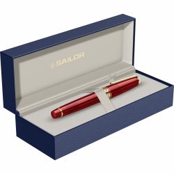Stilou Sailor Professional Gear Slim Size SE Tea Time Hallongrotta Gold Trim 21k Nib M