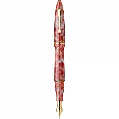 Stilou Leonardo Furore Ginger Gold Trim 14k Nib F